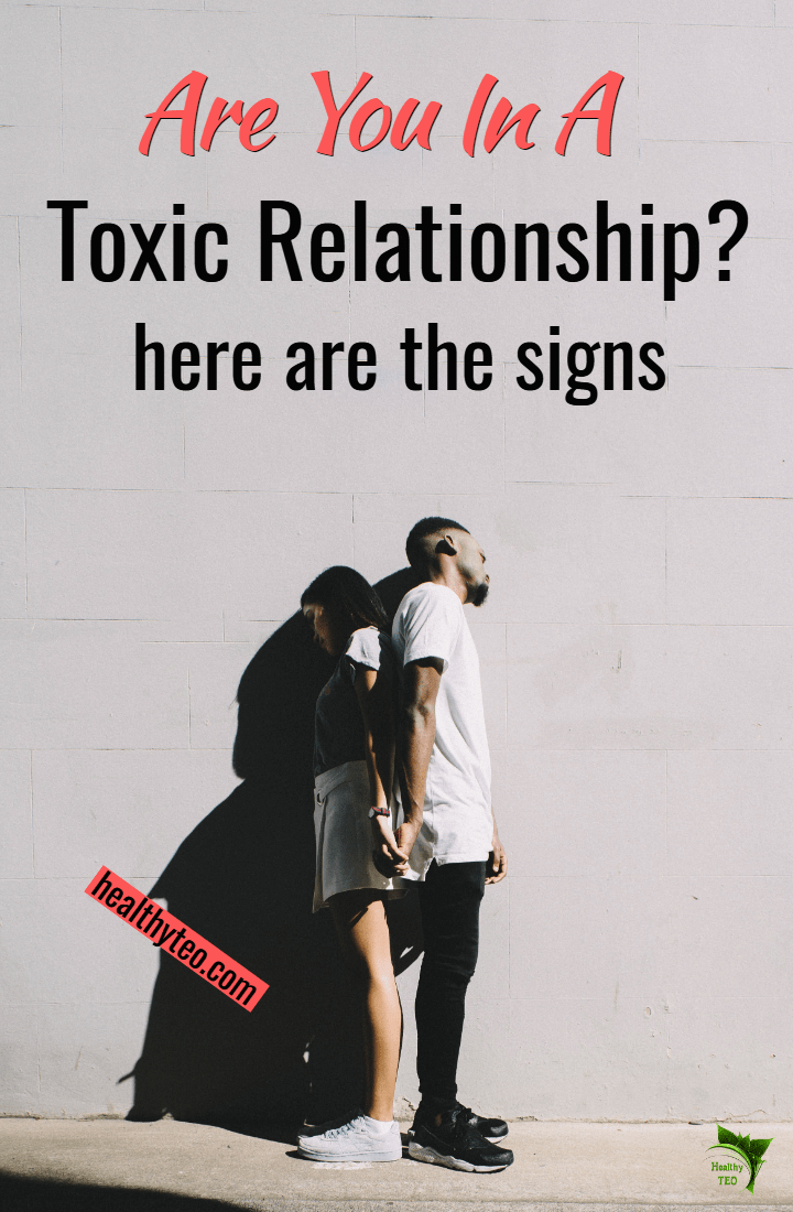 Signs of a toxic relationship