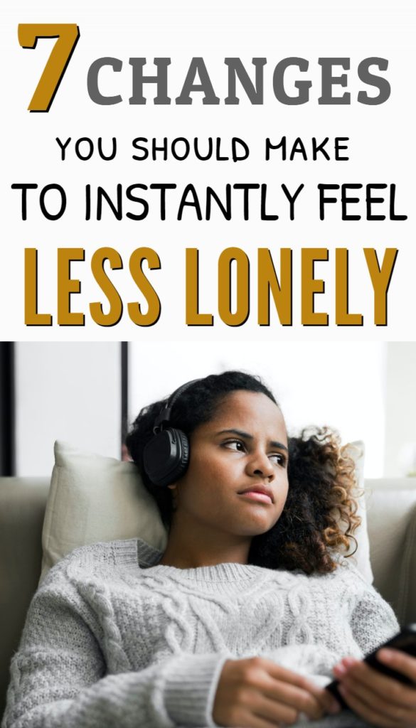 How to not feel lonely