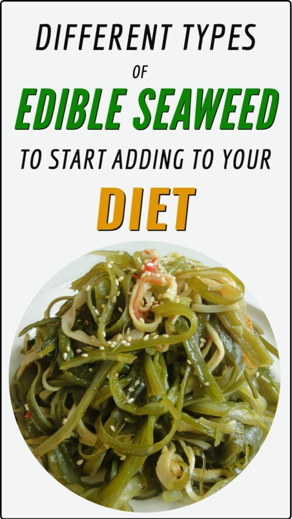 Types of edible seaweed