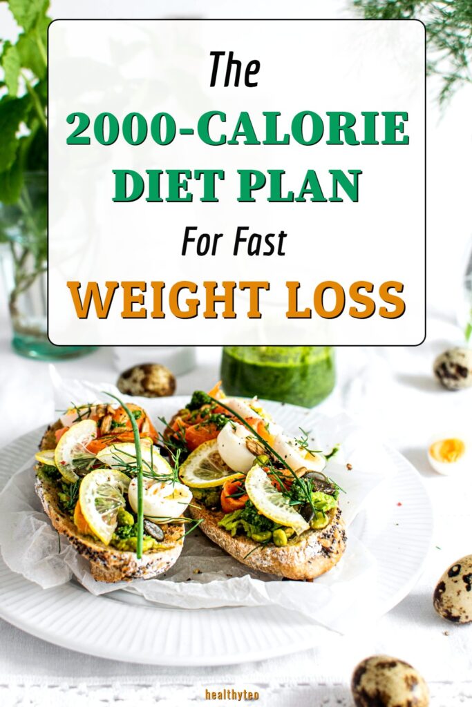 2000 Calorie diet meal plan