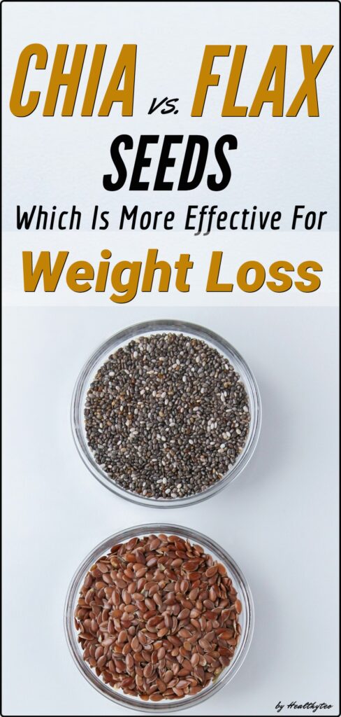 Chia or flax seeds for weight loss