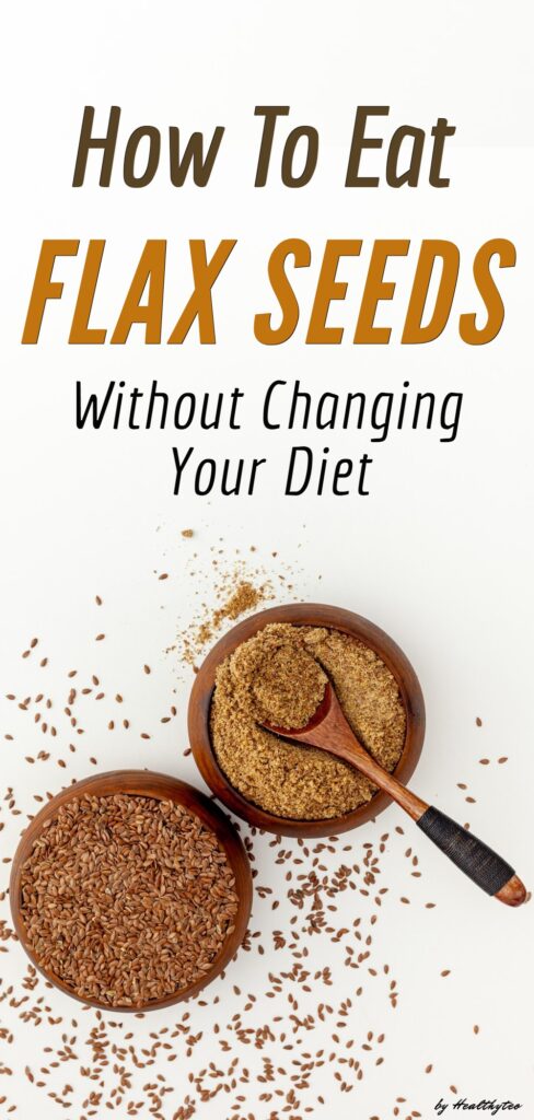 Whole and ground flax seeds