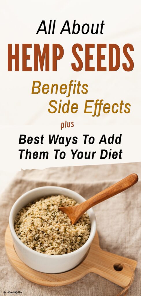 Benefits and side effects of eating hemp seeds