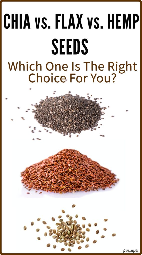 Chia, flax and hemp seeds: which is better for you