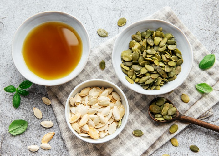 Pumpkin seeds and pumpkin seed oil